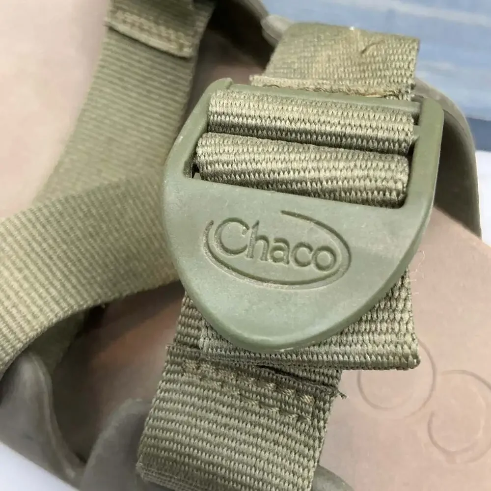 Chaco Men's Chillos Slide Sandals Olive Green Size 9 US